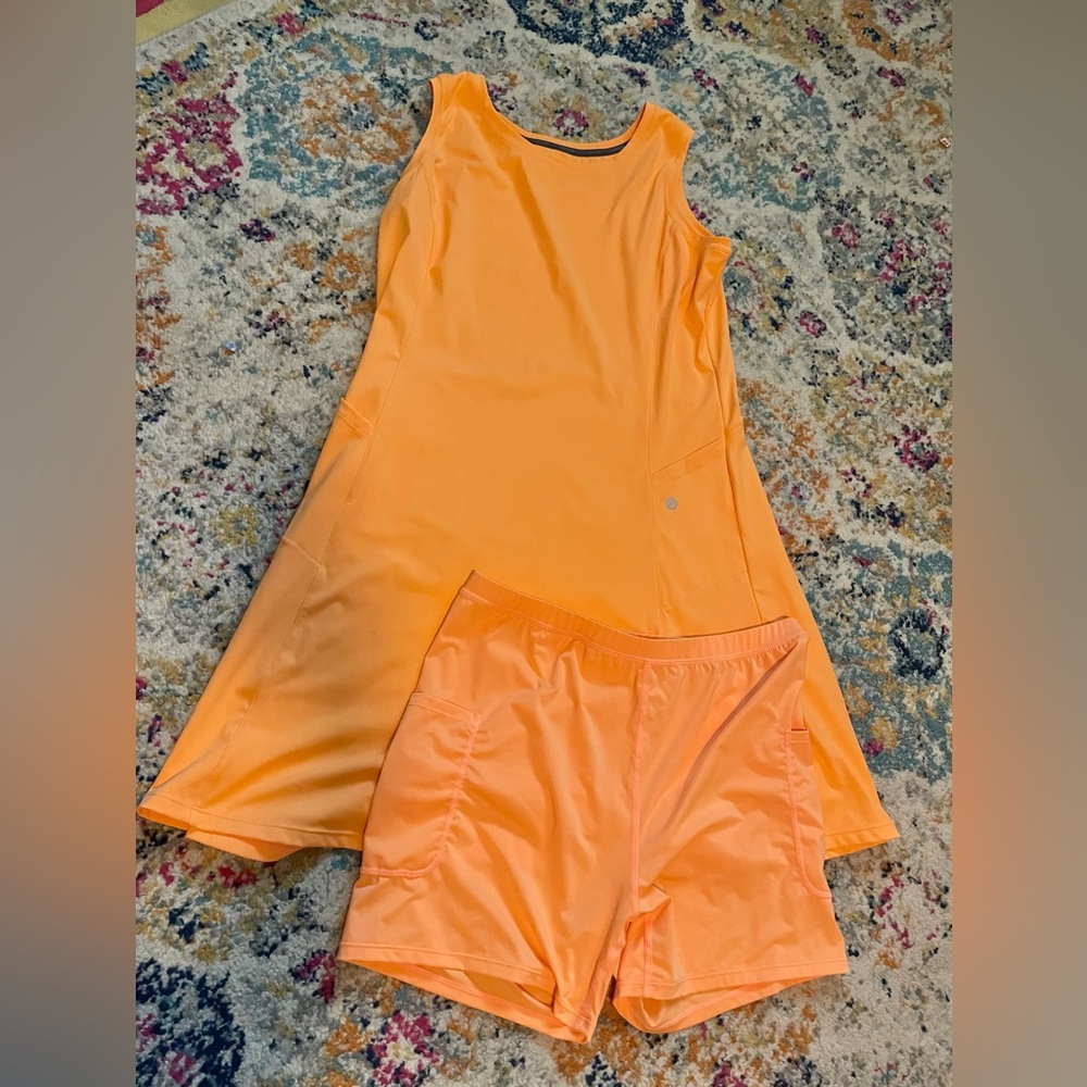 Womens athletic dress with shorts
